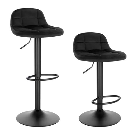 Moderne BukkitBow barkruk met fluwelen zitting, metalen frame, verstelbaar en draaibaar, met hoogdichtheidsschuim bekleding.