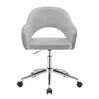 Velvet bureaustoel van BukkitBow met armleuningen, ergonomisch ontwerp, hoogte verstelbaar en zachte fluweel stof.