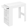 Multifunctionele BukkitBow bartafel met wijnrek, lade en modern design, ideaal voor interieur en entertainment.