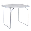 BukkitBow multifunctionele camping klaptafel van stevig aluminium, ruimtebesparend en draagbaar, 80x60x70 cm, tot 15 kg belasting