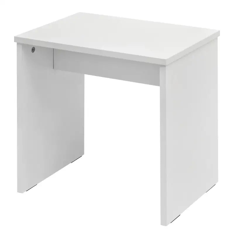BukkitBow multifunctionele kaptafel met kruk, hout en dichtheidsborden, ruime opbergruimte, 100x45x76cm, in een modern interieur