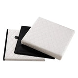 BukkitBow opbergpoef met deksel, 40L capaciteit, modern ontwerp, opvouwbaar, zachte zitting, 38x38x38 cm, comfortabele poef