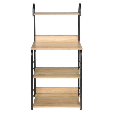 Stevige BukkitBow boekenkast met voldoende opslag, afmetingen 60x40x125,5 cm, gemaakt van duurzaam materiaal.