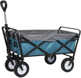 BukkitBow opvouwbare bolderkar met stalen frame en massieve rubberen wielen, geschikt voor tot 80 kg belasting.
