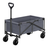 BukkitBow opvouwbare bolderkar van polyester met 80 kg draagkracht, handwagen voor camping en strandgebruik