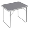 BukkitBow opvouwbare campingtafel met ijzeren buizen, aluminium legering en MDF blad, lichtgewicht en draagbaar, 70x60x50 cm