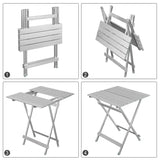 BukkitBow opvouwbare campingtafel van stevig aluminium, lichtgewicht, corrosiebestendig, afmetingen 50,5x46,5x60 cm, max 25 kg.