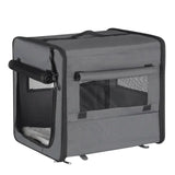 BukkitBow opvouwbare huisdieren draagtas van sterk Oxford stof met metalen buizen en ventilatieroosters voor honden en katten.
