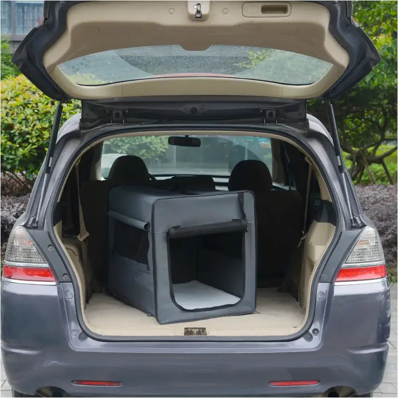 BukkitBow opvouwbare huisdieren draagtas van sterk Oxford stof met metalen buizen en ventilatieroosters voor honden en katten.