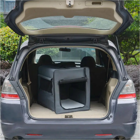 BukkitBow opvouwbare huisdieren draagtas van sterk Oxford stof met metalen buizen en ventilatieroosters voor honden en katten.