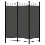 Donkergrijze BukkitBow opvouwbare kamerscherm, 167x172cm of 223x172cm, voor het verdelen van kamers.