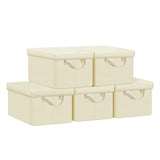 BukkitBow opvouwbare opbergdozen met deksel, stoffen kastorganizer voor opbergdozen, praktische opbergoplossing