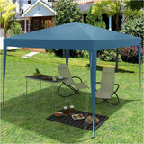 BukkitBow partytent, opvouwbare waterdichte en weerbestendige tuinpaviljoen van 300x300 cm, geschikt voor buitenevenementen.