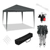 BukkitBow partytent, opvouwbare tuinpaviljoen van 300x300 cm, waterdicht en weerbestendig voor buitengebruik.