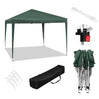 BukkitBow partytent, opvouwbare waterdichte tuinpaviljoen 300x300 cm, geschikt voor buiten, weerbestendig en makkelijk op te zetten