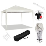 BukkitBow partytent, opvouwbare waterdichte tuinpaviljoen, 300x300 cm, weerbestendig en geschikt voor buitengebruik