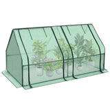 BukkitBow polytunnel tuinkas voor groenten, winterproof, compact met 2 grote luiken, afmetingen 180x90x90 cm, geschikt voor tuin.