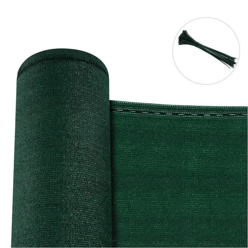 BukkitBow privacyscherm 180 g/m², ademend en waterdicht, op maat knipbaar, eenvoudig te monteren voor privacy en zonwering