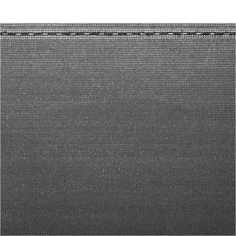 BukkitBow privacy scherm Antraciet 150g/m² met 85% schaduwendheid, temperatuurbestendig en inclusief kabelbinders.