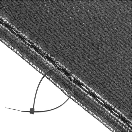 BukkitBow privacy scherm in antraciet, 180g/m², schaduwend 85%, temperatuurbestendig, inclusief 50 kabelbinders.