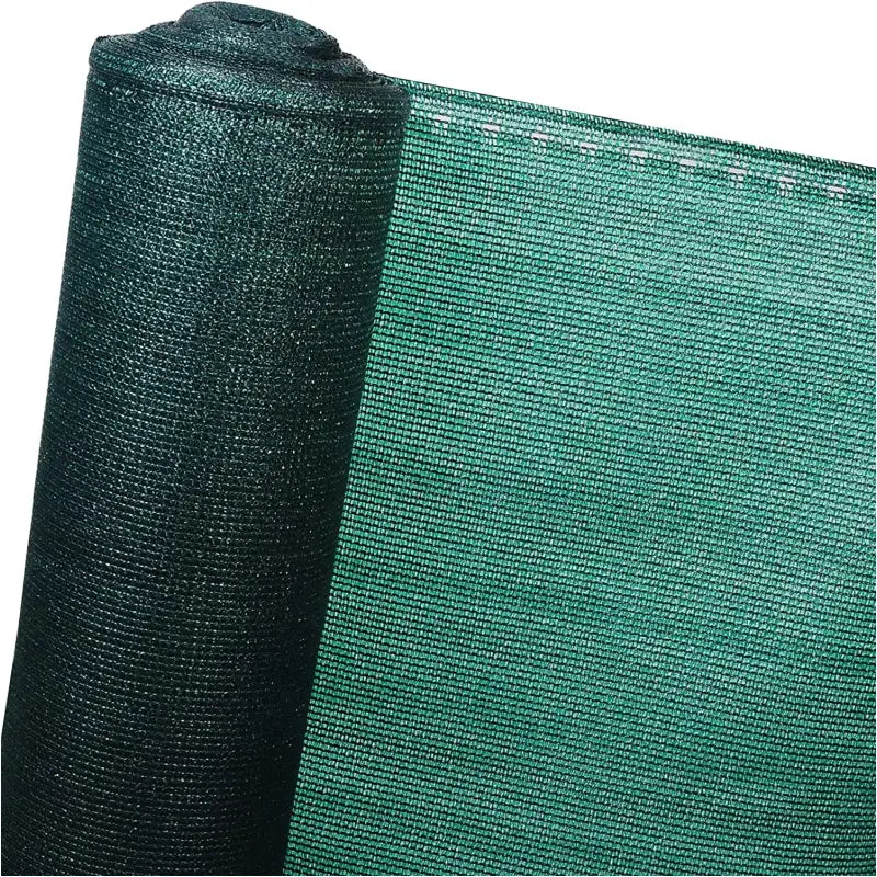 Groen BukkitBow privacyscherm van 150g/m² met 85% schaduwend, temperatuurbestendig en inclusief kabelbinders voor privacy.
