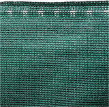 Groene BukkitBow privacyscherm van 150g/m² met 85% schaduwend, temperatuurbestendig, inclusief kabelbinders, voor privacy en bescherming