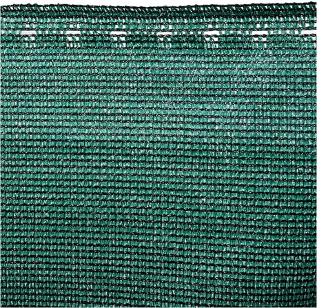 Groene BukkitBow privacyscherm van 150g/m² met 85% schaduwend, temperatuurbestendig, inclusief kabelbinders, voor privacy en bescherming