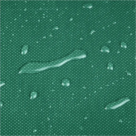 Lichtgrijs PVC afdekzeil van BukkitBow met gegalvaniseerde oogjes, UV- en weersbestendig, ideaal voor diverse toepassingen.