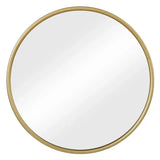 BukkitBow ronde spiegel van MDF, met metaal en glas, beschikbaar in 40x40, 50x50 en 60x60 cm, elegante muurdecoratie