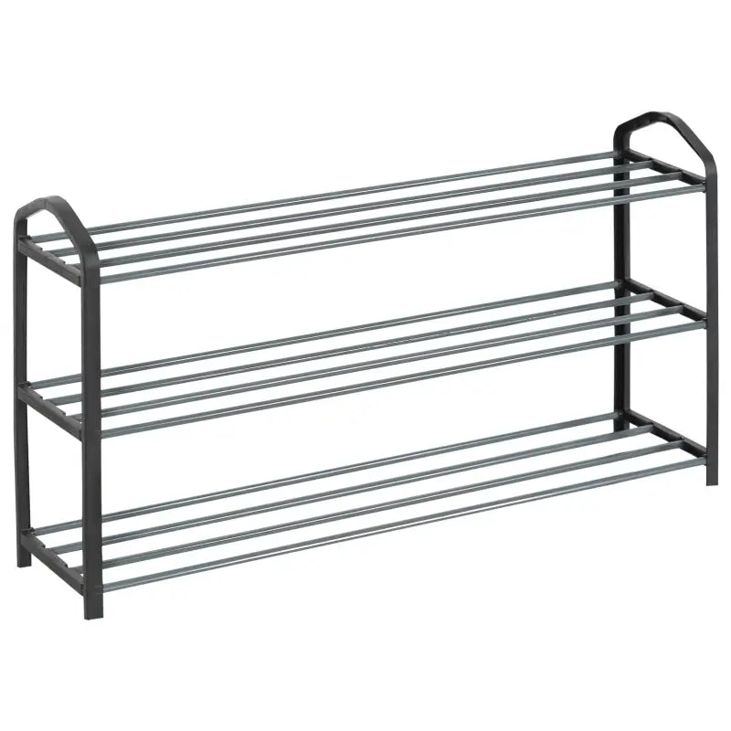 BukkitBow schoenenrek organizer, lichtgewicht en stevig, ruimtebesparend, afmetingen 79x19,5x45 cm, geschikt voor schoenenopslag