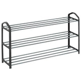 BukkitBow schoenenrek organizer, lichtgewicht en stevig, ruimtebesparend, afmetingen 79x19,5x45 cm, geschikt voor schoenenopslag