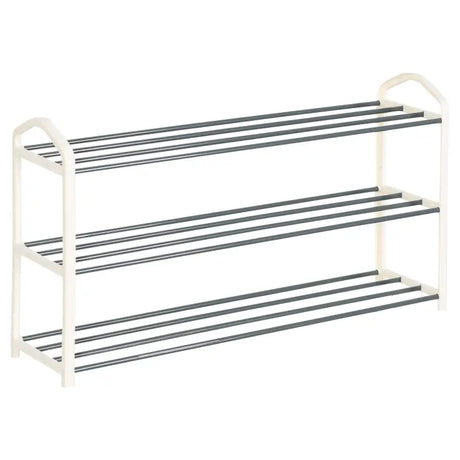 Lichtgewicht en stevige schoenenrek organizer van BukkitBow, ruimtebesparend met afmetingen 79x19,5x45 cm, geschikt voor schoenen.