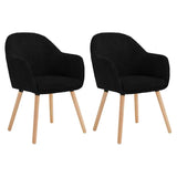 BukkitBow set eetkamerstoelen met comfortabele corduroy bekleding, robuust en stabiel met aanpasbaar ontwerp en zithoogte van 49 cm.