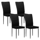 BukkitBow set eetkamerstoelen met leren en fluwelen bekleding, metalen frame, zithoogte 46 cm, geschikt voor diverse interieurstijlen.