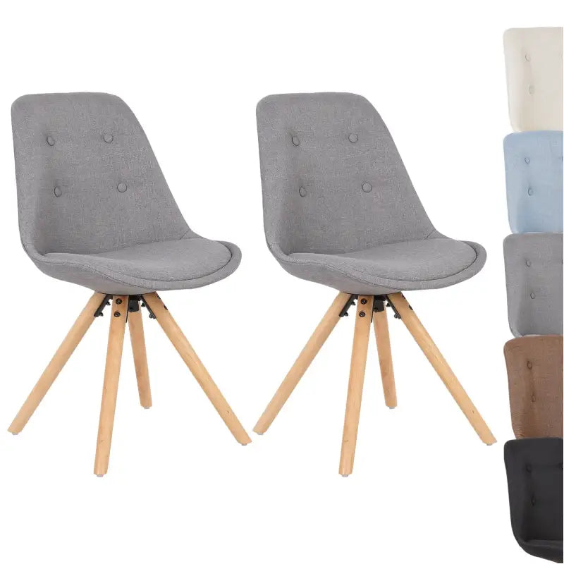 BukkitBow set van stijlvolle fluwelen eetkamerstoelen met ergonomisch zitcomfort en eenvoudige montage, zithoogte 46 cm.