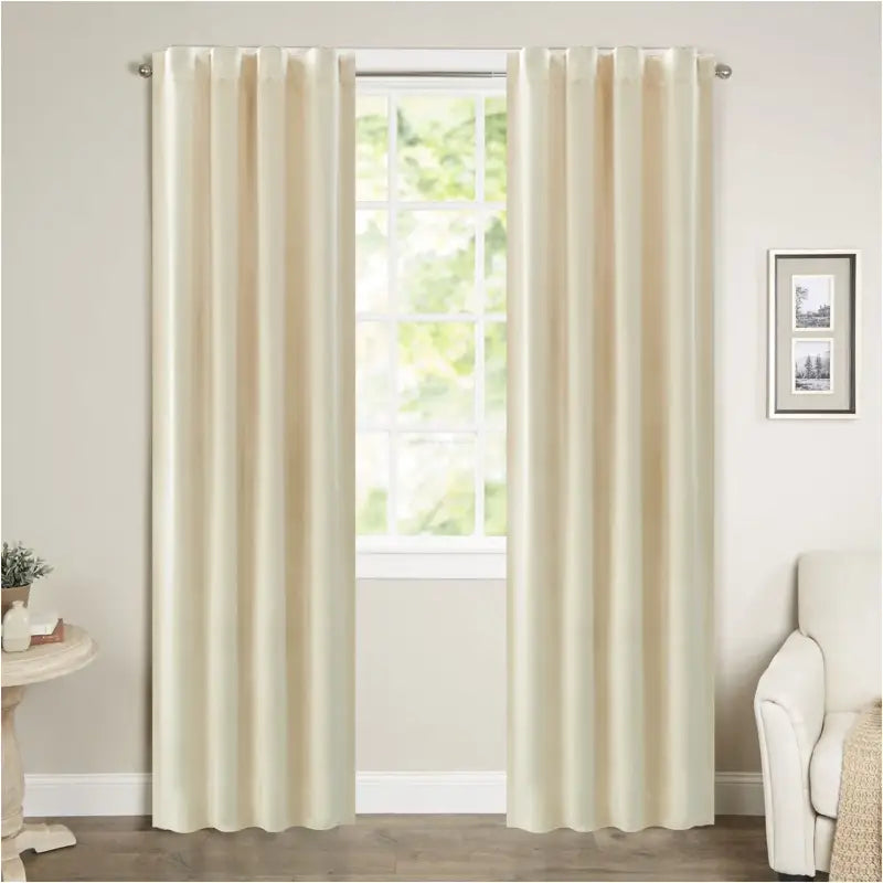 Set fluwelen BukkitBow gordijnen, 300 g/m², 140 cm breed, in verschillende hoogtes, geschikt voor moderne interieur.