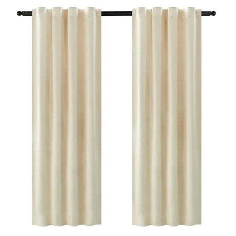 BukkitBow fluwelen gordijn set, 300g/m², 140 cm breed, in verschillende hoogtes, donkere kleur, zachte stof.