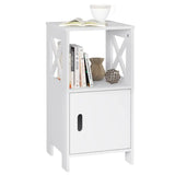 Set van 2 BukkitBow nachtkastjes van MDF, compact ontwerp, ruime opbergruimte, afmetingen 30x60x30cm, modern en hoogwaardig.