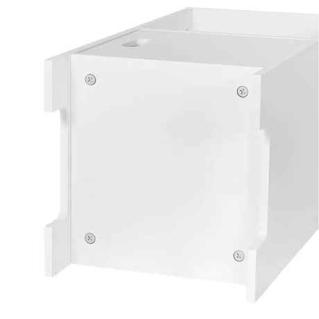 Set van 2 BukkitBow nachtkastjes van MDF, compact design met ruime opbergruimte, afmetingen 30x60x30cm, modern en functioneel