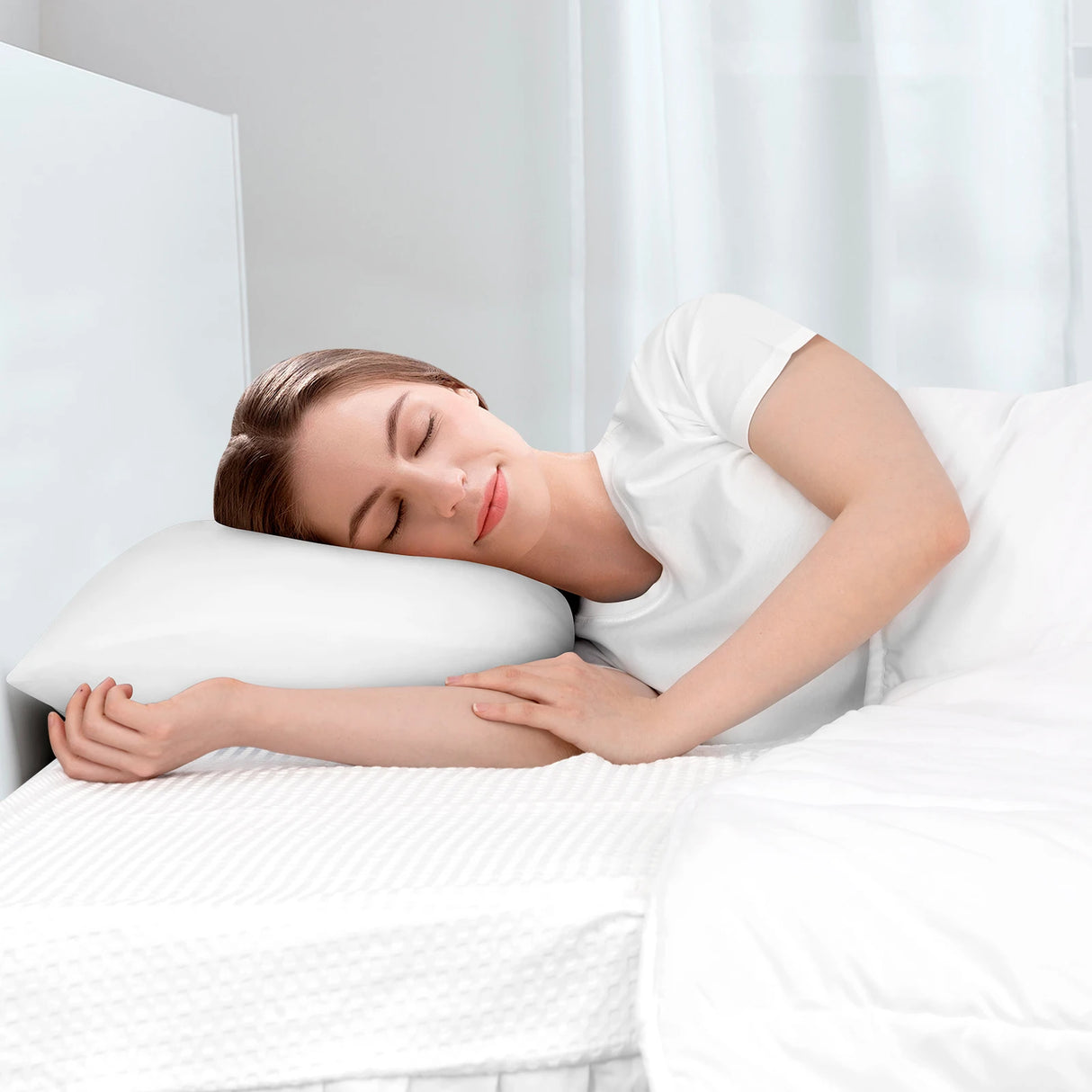 Set van 2 BukkitBow koelend kussenslopen van textiel, zacht en anti- transpiratie voor extra comfort en frisheid.