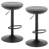 BukkitBow set van 2 verstelbare barkrukken met elastische stof, metalen frame en 360° draaibaar, ruimtebesparend design