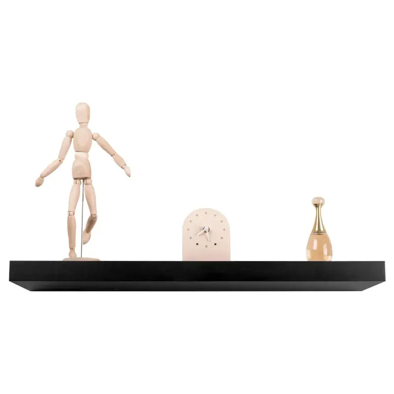 BukkitBow set van 2 MDF zwevende boekenplanken in diverse maten met maximale belasting van 5kg, elegant en functioneel design