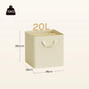 BukkitBow set van 3 of 5 opvouwbare stoffen opbergdozen voor kleding en speelgoed, flexibel en ruimtebesparend opbergmateriaal