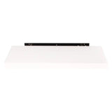 Set van 3 witte MDF wandplanken van BukkitBow, mat afgewerkt, diverse maten, geschikt voor max 10kg per plank.