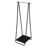 BukkitBow staande kapstok met kledingplank, modern design, ruimtebesparend, eenvoudig te monteren, afmetingen 54x40x141cm.