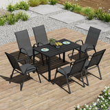 BukkitBow stapelbare tuinstoelen met hoge rugleuning, weerbestendig, geschikt voor buiten, in een tuin of terras, in natuurlijke stijl