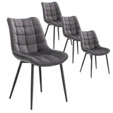 BukkitBow eetkamerstoel met kunstleren, fluwelen en stoffen bekleding, metalen poten, afmetingen 85,5x46,5x40,5cm, 100kg draagvermogen.