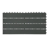 BukkitBow terrasplanken set van 6 in diverse kleuren, 30x60cm houtlook vlonderplanken met snel klik systeem voor terras.