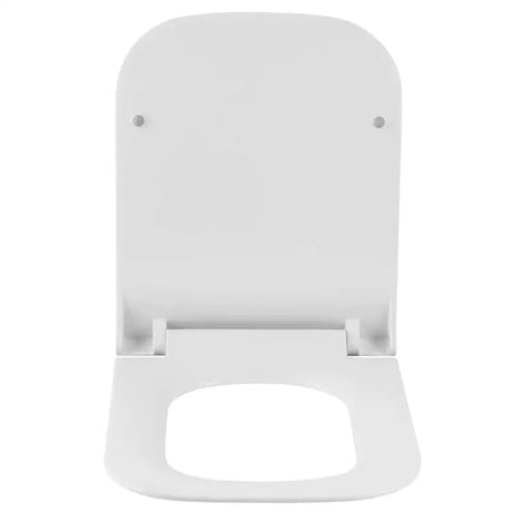 BukkitBow toiletbril met softclose, vierkante vorm, antibacterieel en premium kwaliteit, geschikt voor een moderne badkamer.
