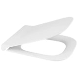 BukkitBow toiletbril met softclose, vierkante toiletzitting, antibacterieel en premium afwerking, geschikt voor comfortabel gebruik